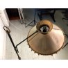 LAMPADA DA TERRA VINTAGE PIANTANA OTTONE PARALUME MIDCENTURY FLOOR LAMP