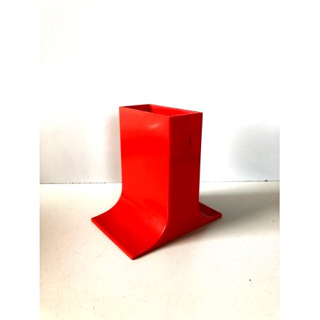 PORTA MATITE Lampedusa ROSSO DESIGN Enzo Mari PER Danese Milano MELAMMINA 1967