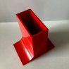 PORTA MATITE Lampedusa ROSSO DESIGN Enzo Mari PER Danese Milano MELAMMINA 1967