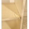 LIBRERIA MODULARE DESIGN CUBO CARLO DE CARLI FIARM ANNI 60 LEGNO ROVERE CURVATO