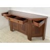 CREDENZA SIDEBOARD DESIGN SILVIO COPPOLA BERNINI ANNI 60 LEGNO NOCE VINTAGE