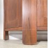 CREDENZA SIDEBOARD DESIGN SILVIO COPPOLA BERNINI ANNI 60 LEGNO NOCE VINTAGE