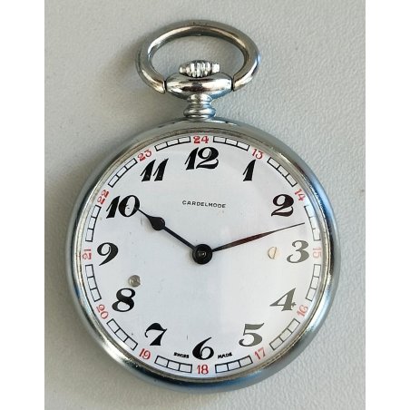 OROLOGIO TASCA Cardelmode Ferrovie FS 1900 VINTAGE POCKET WATCH montre de poche