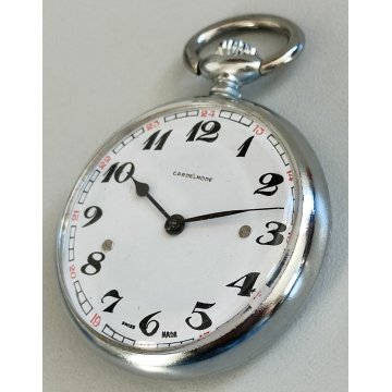 OROLOGIO TASCA Cardelmode Ferrovie FS 1900 VINTAGE POCKET WATCH montre de poche