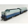 Rivarossi 1202 Locomotiva Vapore Blue Goose 3460 Santa Fe TENDER scala H0 Train