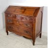 ANTICA RIBALTA LEGNO NOCE MOBILE SECRETAIRE 1800 SCRITTOIO CREDENZA SEGRETO OLD