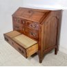 ANTICA RIBALTA LEGNO NOCE MOBILE SECRETAIRE 1800 SCRITTOIO CREDENZA SEGRETO OLD