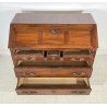 ANTICA RIBALTA LEGNO NOCE MOBILE SECRETAIRE 1800 SCRITTOIO CREDENZA SEGRETO OLD