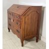 ANTICA RIBALTA LEGNO NOCE MOBILE SECRETAIRE 1800 SCRITTOIO CREDENZA SEGRETO OLD