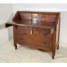 ANTICA RIBALTA LEGNO NOCE MOBILE SECRETAIRE 1800 SCRITTOIO CREDENZA SEGRETO OLD