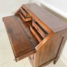 ANTICA RIBALTA LEGNO NOCE MOBILE SECRETAIRE 1800 SCRITTOIO CREDENZA SEGRETO OLD