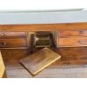 ANTICA RIBALTA LEGNO NOCE MOBILE SECRETAIRE 1800 SCRITTOIO CREDENZA SEGRETO OLD