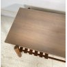 TAVOLINO FUMO VINTAGE ANNI 70 LEGNO VETRO SALOTTO PORTA RIVISTE COFFE TABLE OLD