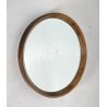 STUPENDO SPECCHIO ROTONDO ANNI 60/70 LEGNO RONDE MIRROR VINTAGE DESIGN EPOCA OLD