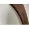 STUPENDO SPECCHIO ROTONDO ANNI 60/70 LEGNO RONDE MIRROR VINTAGE DESIGN EPOCA OLD