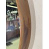 STUPENDO SPECCHIO ROTONDO ANNI 60/70 LEGNO RONDE MIRROR VINTAGE DESIGN EPOCA OLD
