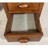 ANTICA SCRIVANIA DA CENTRO SCRITTOIO PRIMI 1900 LEGNO NOCE 9 CASSETTI OLD OFFICE