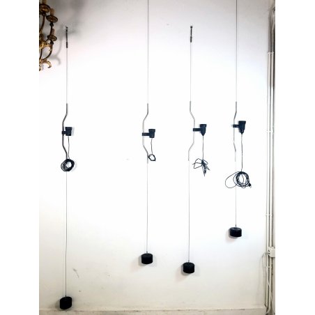 LOTTO 4 LAMPADA SOSPENSIONE "Parentesi" DESIGN A. Castiglioni FLOS VINTAGE '70s