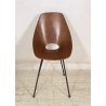 SEDIA DESIGN MEDEA VITTORIO NOBILI FRETELLI TAGLIABUE 1955 TEAK FERRO VINTAGE