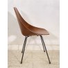 SEDIA DESIGN MEDEA VITTORIO NOBILI FRETELLI TAGLIABUE 1955 TEAK FERRO VINTAGE