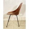 SEDIA DESIGN MEDEA VITTORIO NOBILI FRETELLI TAGLIABUE 1955 TEAK FERRO VINTAGE