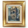 ANTICO QUADRO ROMA TRASTEVERE FIRMATO A. STERLINI  DIPINTO OLIO EPOCA TELA 