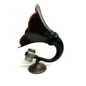 ANTICO AMPLIFICATORE ACUSTICO ALTOPARLANTE Safar Milano VINTAGE LEGNO METALLO 20