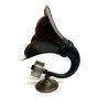 ANTICO AMPLIFICATORE ACUSTICO ALTOPARLANTE Safar Milano VINTAGE LEGNO METALLO 20