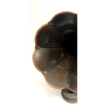 ANTICO AMPLIFICATORE ACUSTICO ALTOPARLANTE Safar Milano VINTAGE LEGNO METALLO 20