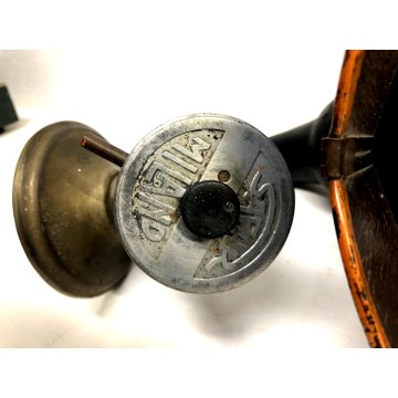 ANTICO AMPLIFICATORE ACUSTICO ALTOPARLANTE Safar Milano VINTAGE LEGNO METALLO 20
