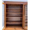 ANTICA LIBRERIA VETRINA LEGNO NOCE 4 CASSETTI 4 ANTE CREDENZA PRIMI 1900 ARMADIO