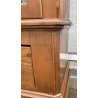 ANTICA LIBRERIA VETRINA LEGNO NOCE 4 CASSETTI 4 ANTE CREDENZA PRIMI 1900 ARMADIO