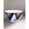 COPPA CERAMICA S. C. Richard SMALTO POLICROMO AEROGRAFO CIOTOLA BOWL TAZZA DECO'