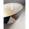 COPPA CERAMICA S. C. Richard SMALTO POLICROMO AEROGRAFO CIOTOLA BOWL TAZZA DECO'