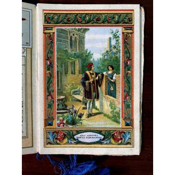 ANTICO CALENDARIETTO PUBBLICITARIO 1916 prodot. SIRIO almanacco RAFFAELLO SANZIO