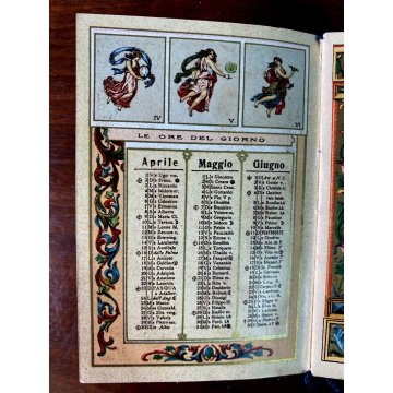 ANTICO CALENDARIETTO PUBBLICITARIO 1916 prodot. SIRIO almanacco RAFFAELLO SANZIO