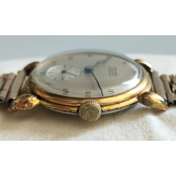 ANTICO OROLOGIO Hover ANSE a RAGNO 15 jewels MECCANICO anni 40 DORATO MEN WATCH