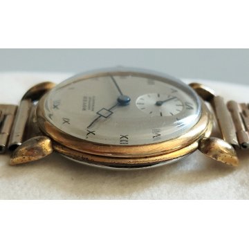 ANTICO OROLOGIO Hover ANSE a RAGNO 15 jewels MECCANICO anni 40 DORATO MEN WATCH
