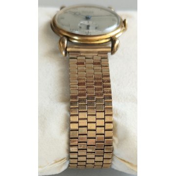 ANTICO OROLOGIO Hover ANSE a RAGNO 15 jewels MECCANICO anni 40 DORATO MEN WATCH
