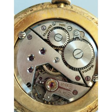 ANTICO OROLOGIO Hover ANSE a RAGNO 15 jewels MECCANICO anni 40 DORATO MEN WATCH