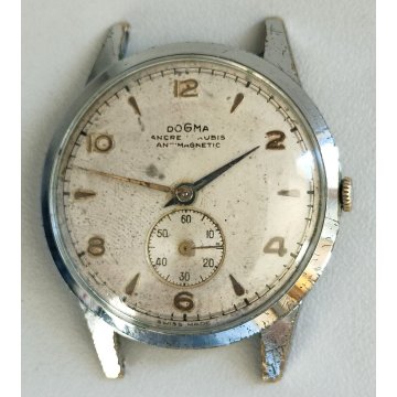 LOTTO 4 pz. ANTICO OROLOGIO POLSO meccanico Dogma Hemeros Albor Zeih WRIST WATCH
