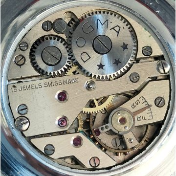 LOTTO 4 pz. ANTICO OROLOGIO POLSO meccanico Dogma Hemeros Albor Zeih WRIST WATCH