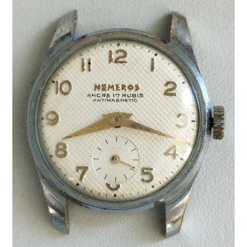 LOTTO 4 pz. ANTICO OROLOGIO POLSO meccanico Dogma Hemeros Albor Zeih WRIST WATCH