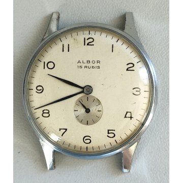 LOTTO 4 pz. ANTICO OROLOGIO POLSO meccanico Dogma Hemeros Albor Zeih WRIST WATCH