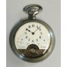 ANTICO OROLOGIO TASCA 8 jours Meccanico TIPO Hebdomas OLD POCKET WATCH ø 50mm