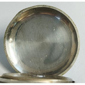 ANTICO OROLOGIO TASCA 8 jours Meccanico TIPO Hebdomas OLD POCKET WATCH ø 50mm