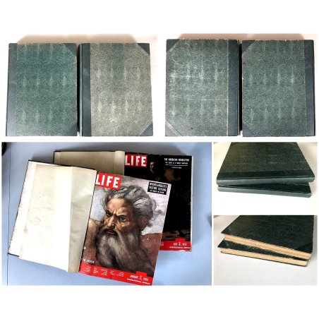 RACCOLTA MAGAZINE LIFE International Edition ANNO 1950 COPERTINA RIGIDA 2 Volumi