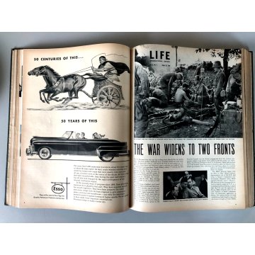 RACCOLTA MAGAZINE LIFE International Edition ANNO 1950 COPERTINA RIGIDA 2 Volumi