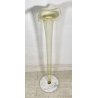 VASO VETRO STILE CALLA VENINI MARMO ANNI 30 PORTA FIORI VASE MURANO OTTONE GLASS