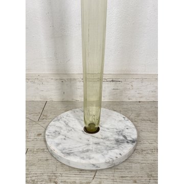 VASO VETRO STILE CALLA VENINI MARMO ANNI 30 PORTA FIORI VASE MURANO OTTONE GLASS